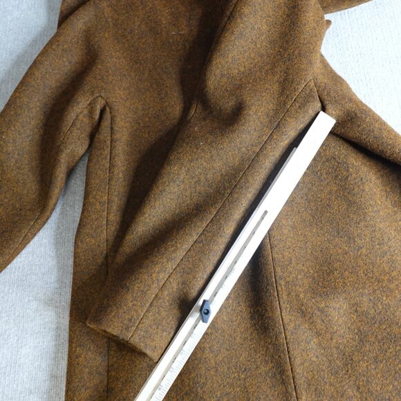 Namacheko Mens Jacket Medium Brown Caban Coat - Picture 13 of 14